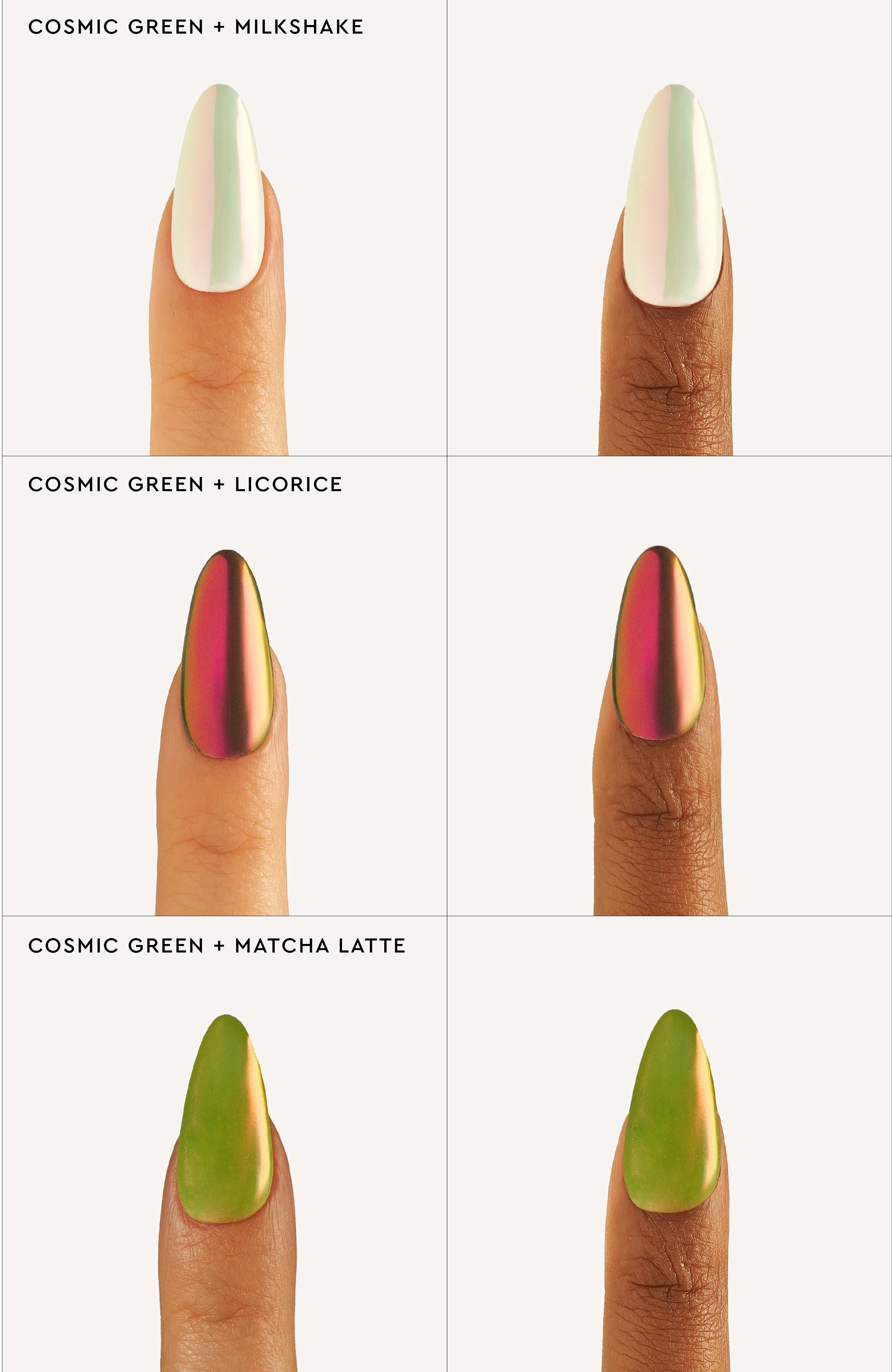 Cosmic Green, Stardust Liquid Nail Powder (9292429951325)