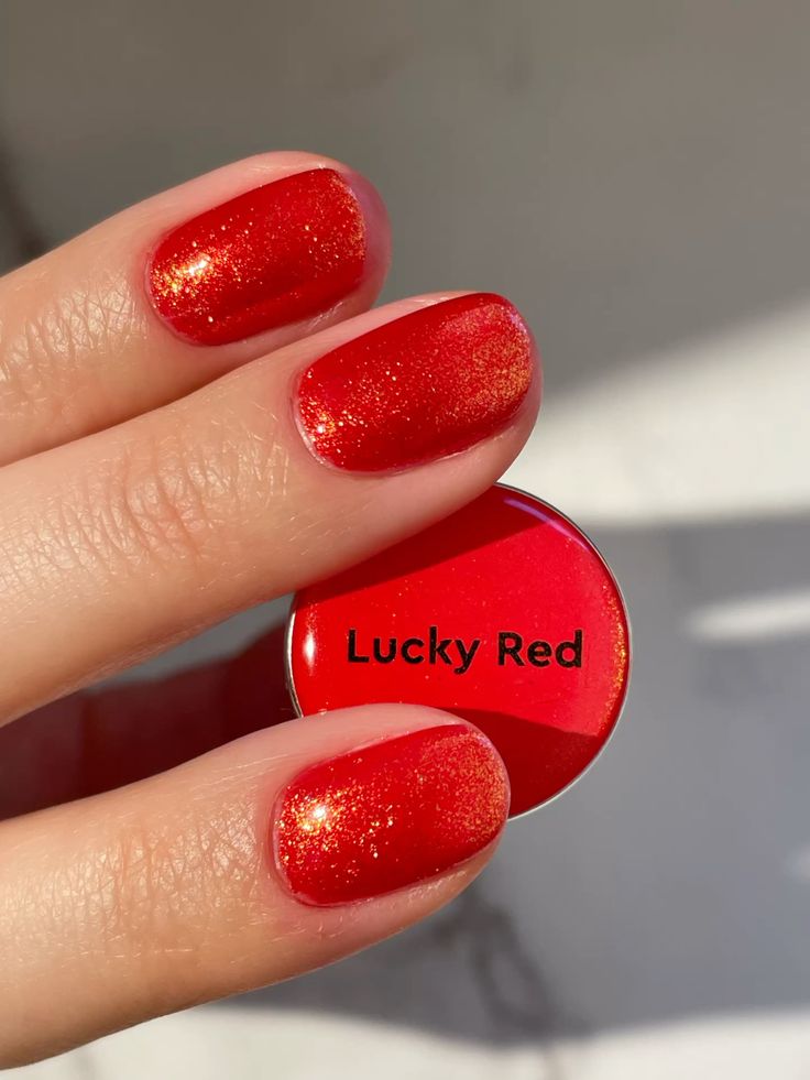 Lucky Red, Gel Polish (14847281987933)