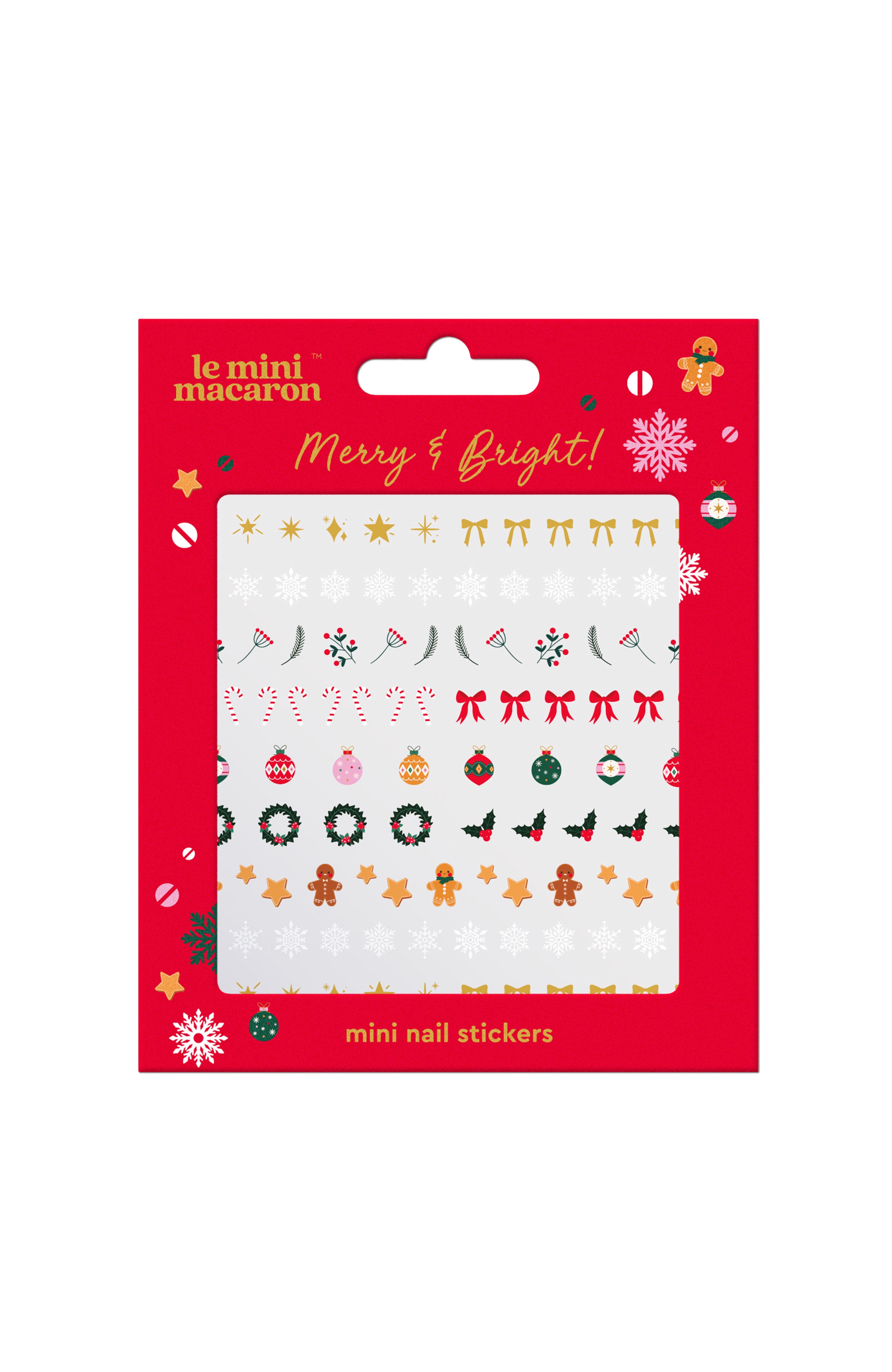 Mini Nail Stickers, Merry & Bright (9958906036573)