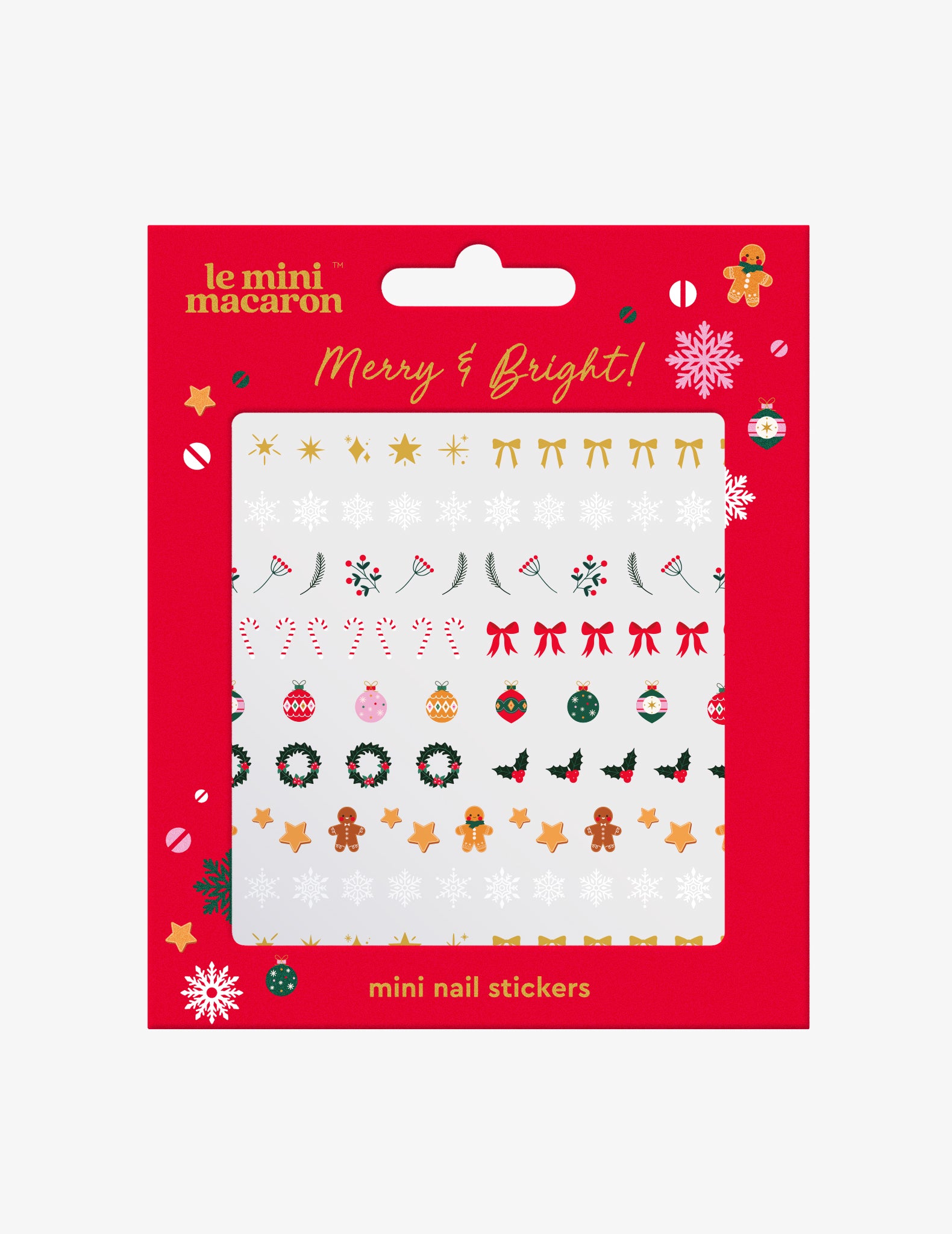 Mini Nail Stickers, Merry & Bright (9958906036573)